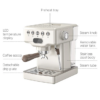 Kép 5/8 - AVX EM3202SW Hófehérke Kávégép + CG1 Kávéőrlő