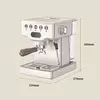 Kép 4/8 - AVX EM3202SW Hófehérke Kávégép + Barista csomag + C401W Kávéőrlő