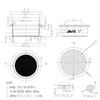 Kép 4/4 - AVX UF 7058R 58mm 19g-os Precíziós Szűrőkosár