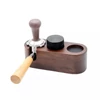 Kép 1/5 - AVX 9J22 3-as tamper + szűrőkar tartó-58mm Black Walnut Wood