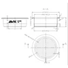 Kép 2/3 - AVX PRO 888 58mm 18g-os  Precíziós Szűrőkosár