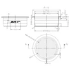 Kép 2/3 - AVX PRO 888R 58mm 20g-os  Precíziós Szűrőkosár