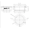 Kép 2/3 - AVX PRO 888S 58mm 20g-os  Precíziós Szűrőkosár