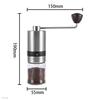 Kép 1/6 - AVX 70167 kéziőrlő 38mm-es acél késsel + Bialetti Aeterna 3 kávéfőző