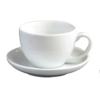 Kép 1/2 - Ancap Open Large Cappuccino 260ml csésze+tányér -fehér