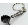 Kép 2/2 - Fém kulcstartó - Szűrőtartó kar fekete