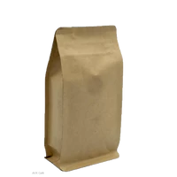 1kg-os Zipzáras + Szelepes kávés zacskó-natur papír, talpas