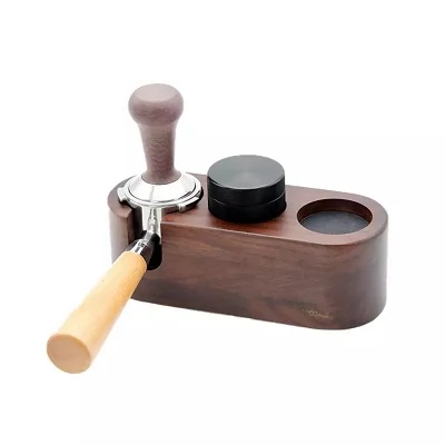 AVX 9J22 3-as tamper + szűrőkar tartó-58mm Black Walnut Wood