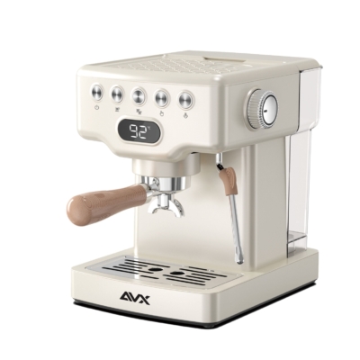 AVX EM3202SW Hófehérke Kávégép + Barista csomag + Catler CG8011 kávéőrlő