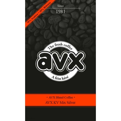 AVX Silver Pörkölt Kávé 125g-KS