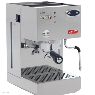 Lelit Glenda PL41 PLUST Espresso Kávégép + AVC CG5 kávéőrlő