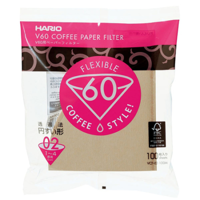 Hario V60-02 Misarashi flex filterpapir barna 100db