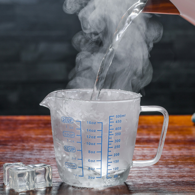 AVX MP500ml-es üveg mérőpohár tetővel