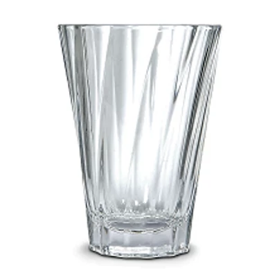 Loveramics Urban Glass 360ml Twisted Café Latte Glass-Átlátszó