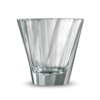 Loveramics Urban Glass 180ml Twisted Cappuccino Glass-Átlátszó