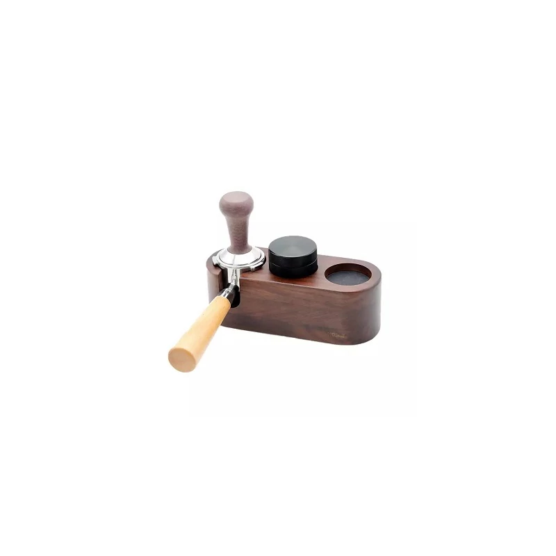 AVX 9J22 3-as tamper + szűrőkar tartó-58mm Black Walnut Wood