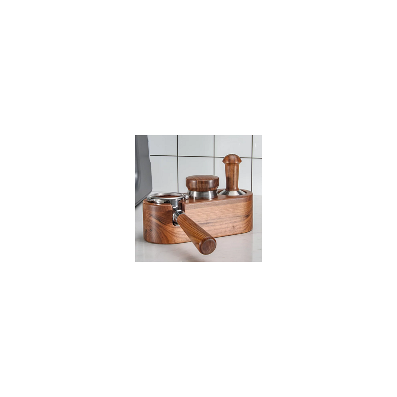 AVX 9J28 3-as tamper + szűrőkar tartó 51-53mm Zebra Wood