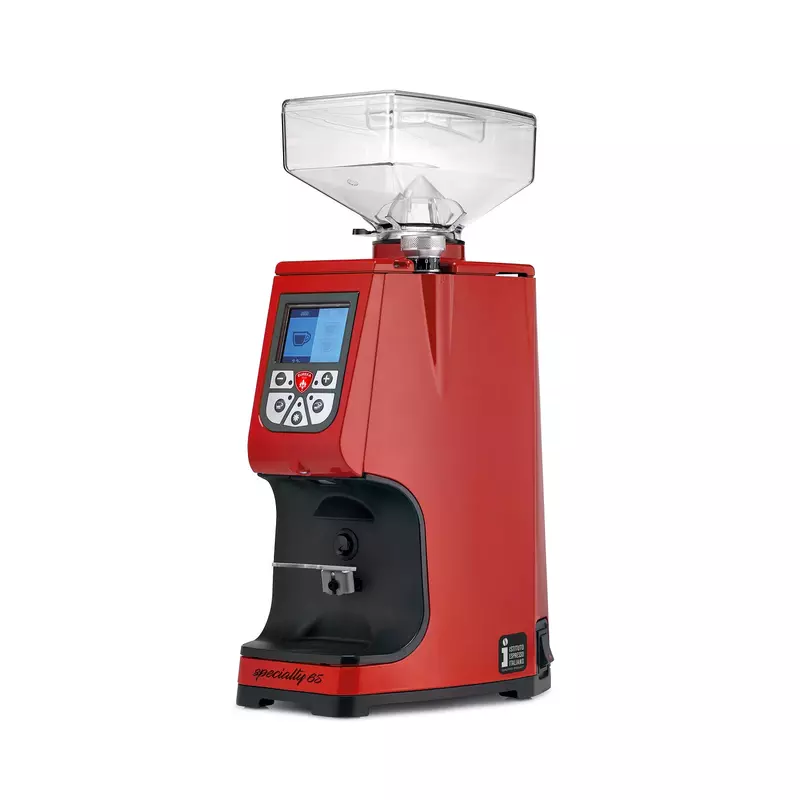 Eureka Atom Specialty 65 Red Speed Kávéőrlő-Piros 300g-os babtartállyal-AT2