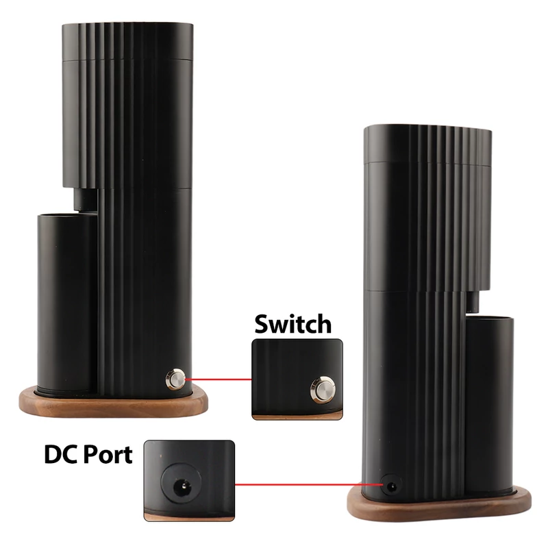 AVX EG001-55 55mm-es kúpos késes Elektromos őrlő Fekete