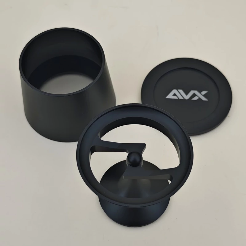 AVX HA002 58 mm kávé Rögösödés mentesítő Blind Shaker fekete