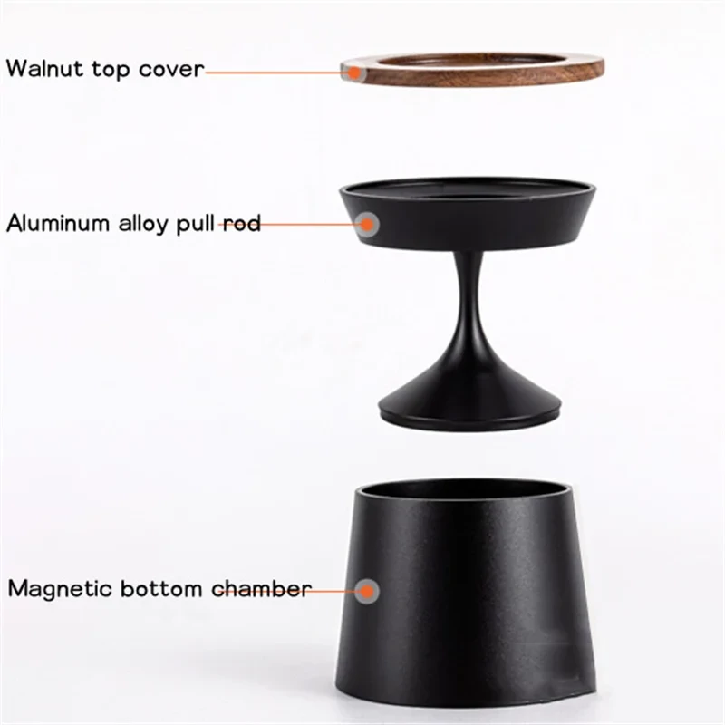 AVX HA002 58 mm kávé Rögösödés mentesítő Blind Shaker fekete