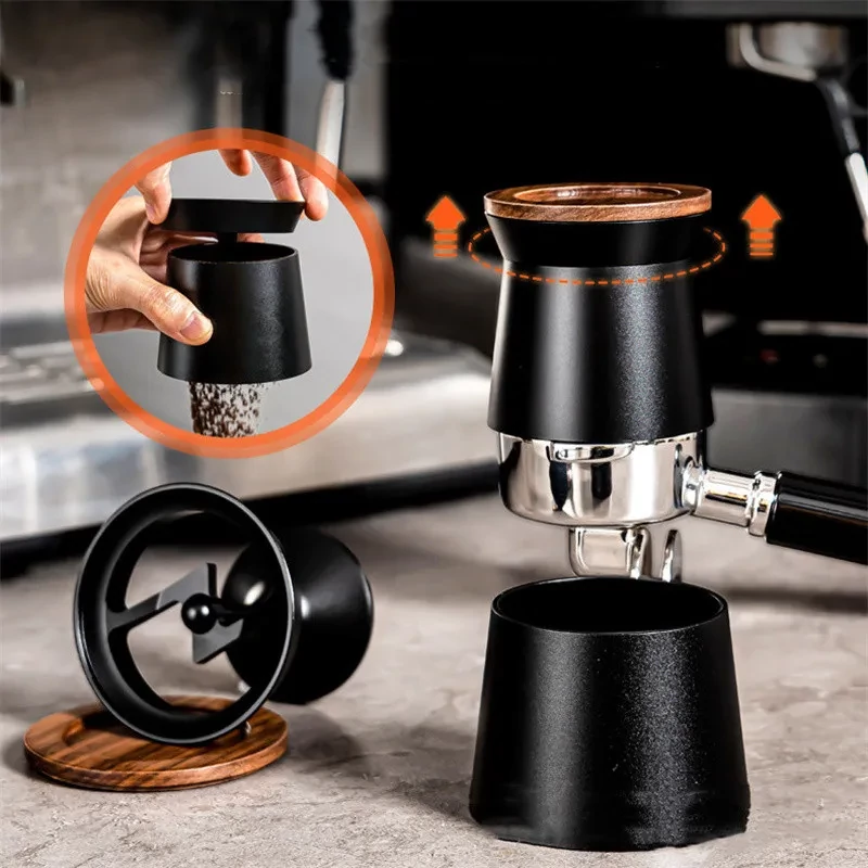 AVX HA002 58 mm kávé Rögösödés mentesítő Blind Shaker fekete