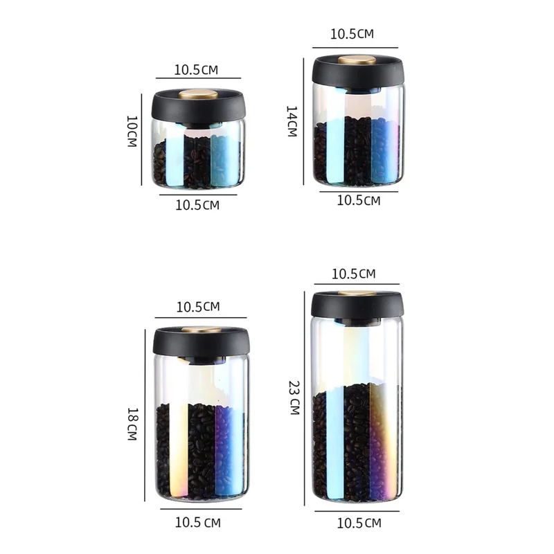 AVX HA014 Üveg vákuumzáras tároló doboz 500ml