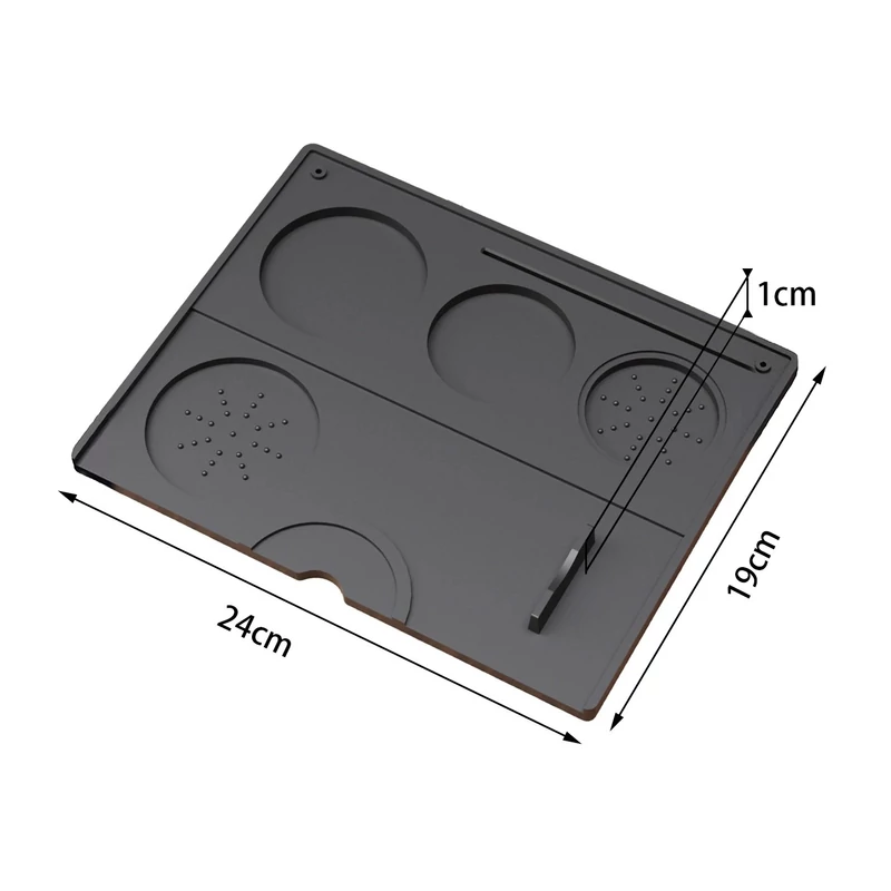 AVX HA023 Szilikon tamper alátét 240 x 190 mm Fekete