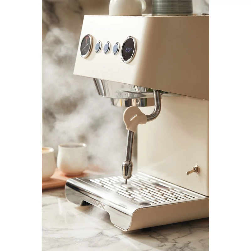 AVX Hero PRO-X Dual bojleres kávégép Szabályozható OPV-vel Fehér