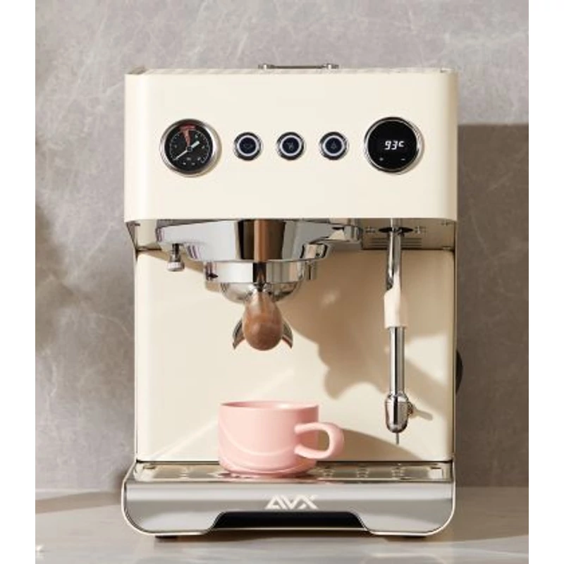 AVX Hero PRO-X Dual bojleres kávégép Szabályozható OPV-vel Fehér