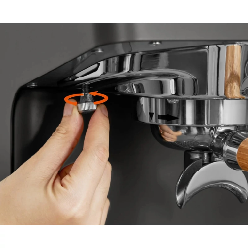 AVX Hero PRO-X Dual bojleres kávégép Szabályozható OPV-vel Fekete + DC63 Conical Red Burrs kávéőrlő Fekete