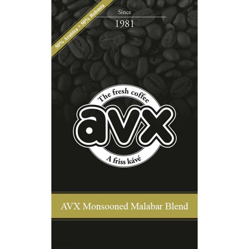 AVX Monsooned Malabar Blend Pörkölt Kávé 500g-KS