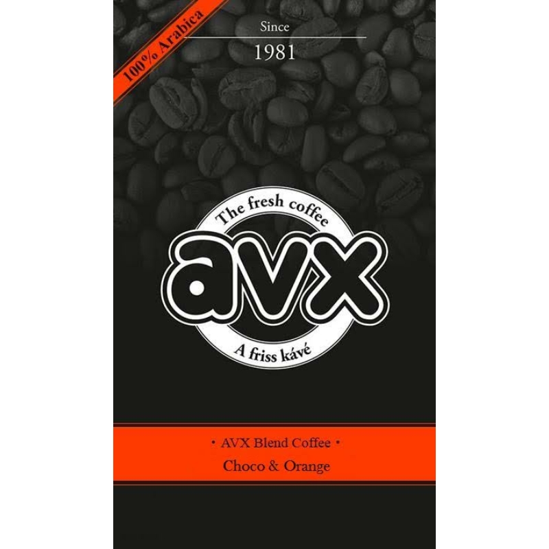AVX Choco & Orange Blend Pörkölt kávé 125g-KV