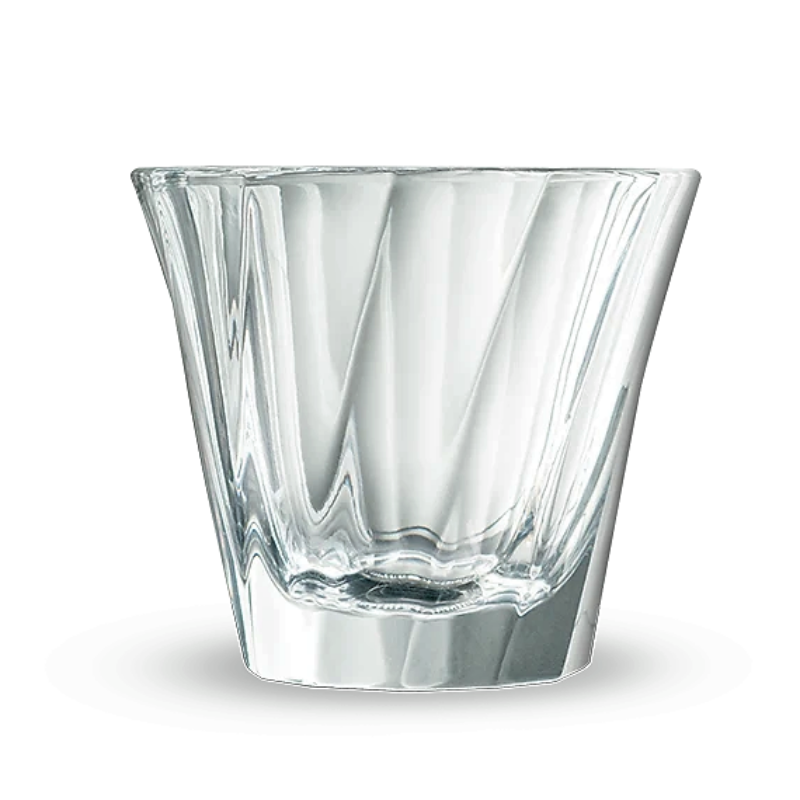 Loveramics Urban Glass 120ml Twisted Cortado Glass-Átlátszó