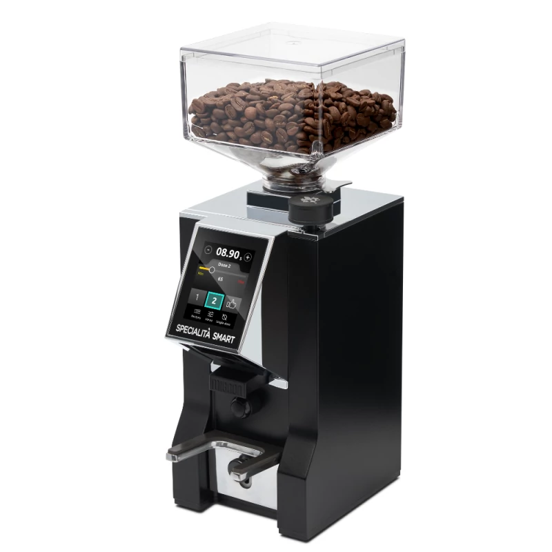 Eureka Mignon Specialitá 16CR Smart Kávéőrlő Fekete + Eureka Baby walnut kéziörlő