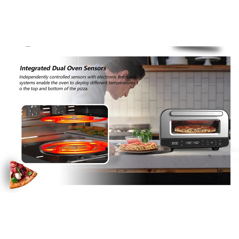 AVX PM120T Elektromos Pizzasütő gép--Előrendelés!--Beérkezés Februárban