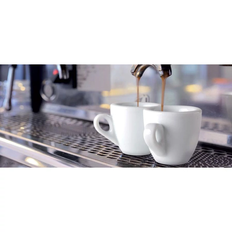 Nuova Point Palermo Latte 290ml csésze+tányér -fehér