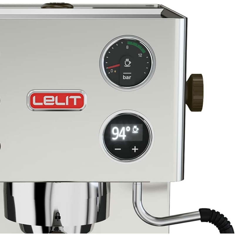 Lelit Elizabeth PL92T -2022-es verzió Dual Bojleres Kávégép + Eureka Mignon Stark Kávéőrlő 16CR Chrome-Akció!