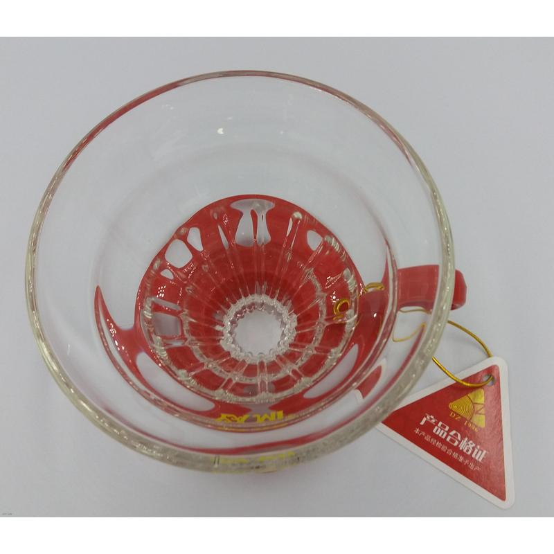 Yami V60-02 Üveg Dripper piros