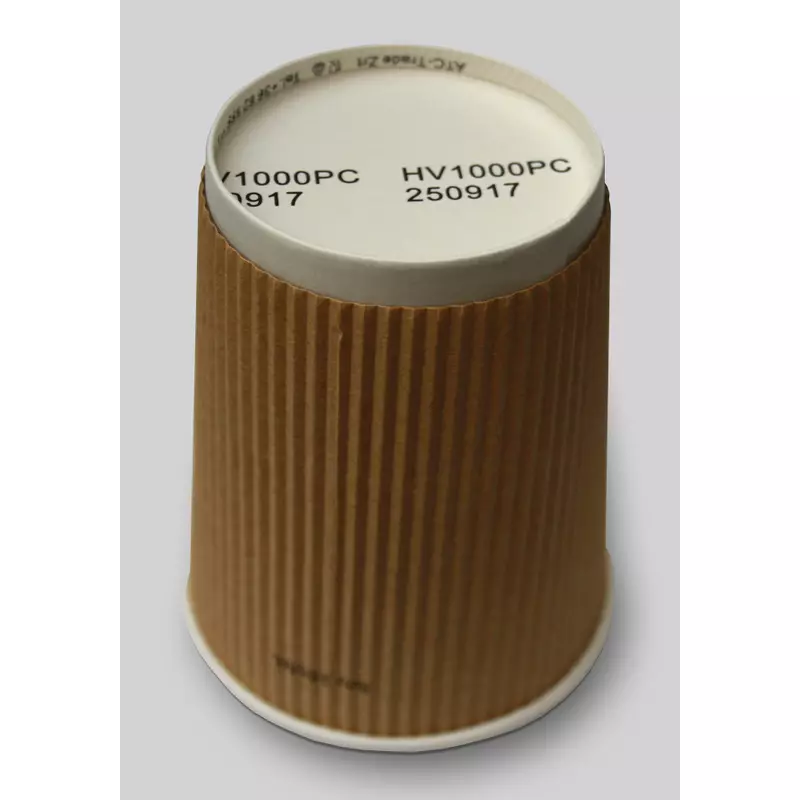 500db-Ripple barna 8oz-250/200ml-es papír pohár 