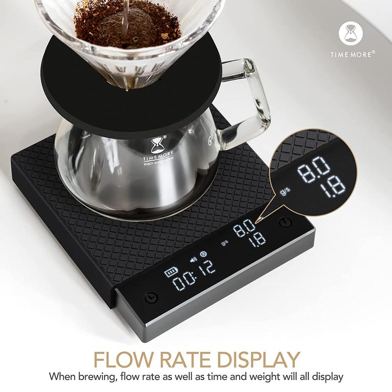 Timemore Basic PRO Barista mérleg 2000g - 0,1g pontosság fekete